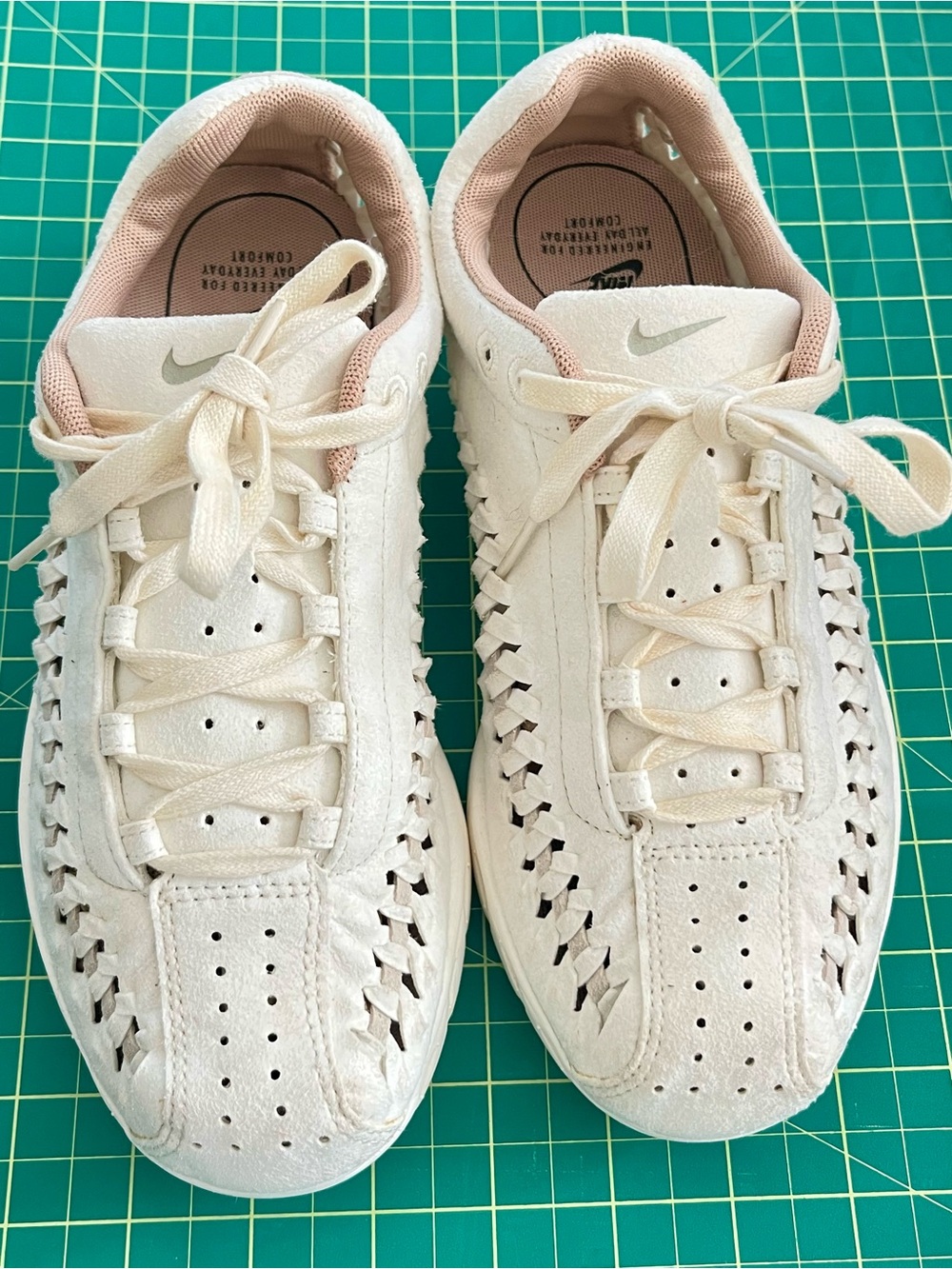Nike Mayfly Women’s Low-Top Woven Sneakers in Sail/Pale Elm Retired